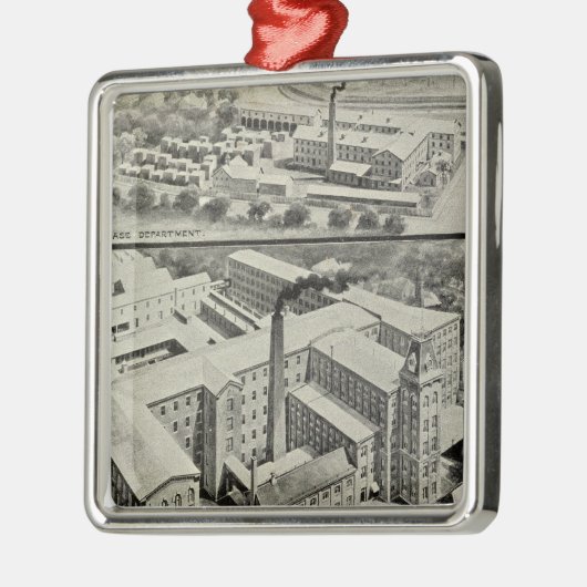 Waterbury Clock Co. Metalen Ornament (Links)