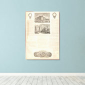 Waterbury Clock Company Canvas Afdruk (Insitu (Houten vloer))