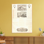 Waterbury Clock Company Canvas Afdruk (Insitu (Woonkamer))