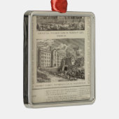 Waterbury Clock Company Metalen Ornament (Rechts)