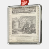 Waterbury Clock Company Metalen Ornament (Links)