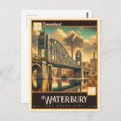 Waterbury, Connecticut | Briefkaart (Voorkant / Achterkant)