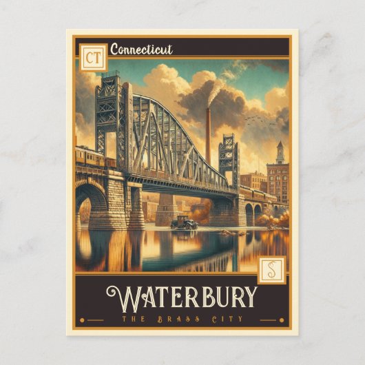 Waterbury, Connecticut | Briefkaart (Voorkant)