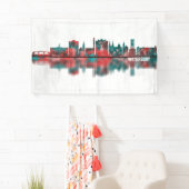 Waterbury Connecticut Skyline Spandoek (Insitu)