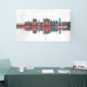 Waterbury Connecticut Skyline Spandoek (Beurs)