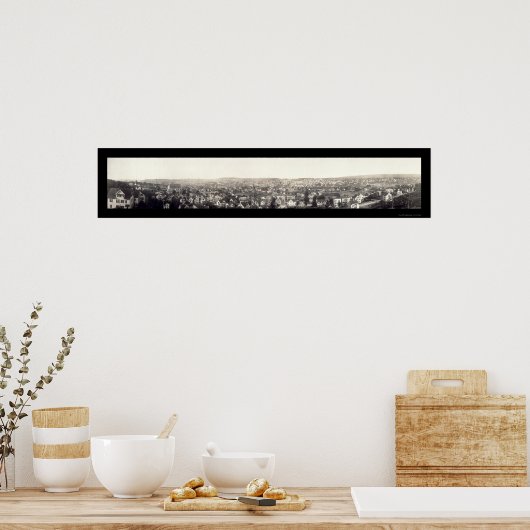 Waterbury CT Foto 1913 Poster (Keuken)