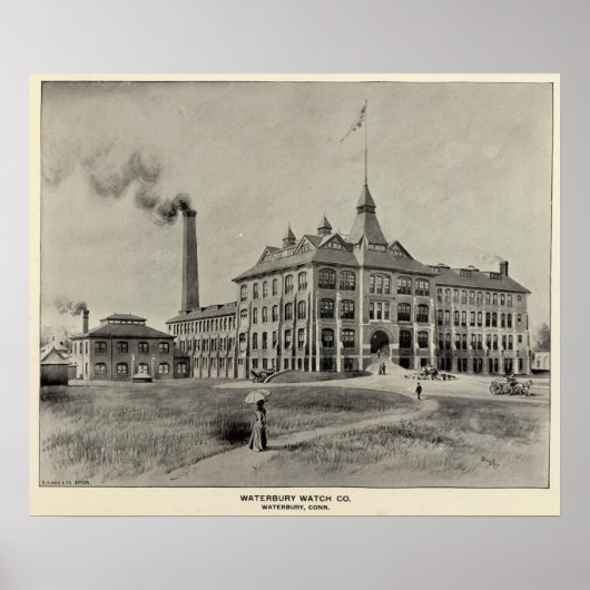 Waterbury Watch Co Poster (Voorkant)