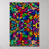 WATERBUTTERFLIES AANGEPASTE AFDRUKKING POSTER (Voorkant)