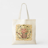 Watercan Pink Daisies canvas tas (Achterkant)