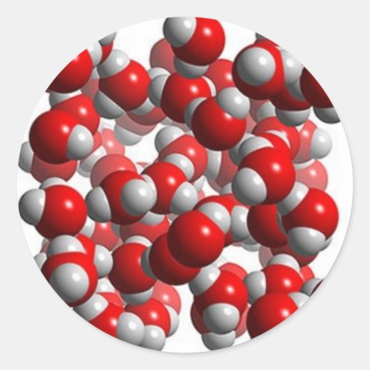 watercellen ronde sticker (Voorkant)