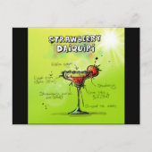 Watercocktail Recept Briefkaart (Voorkant)