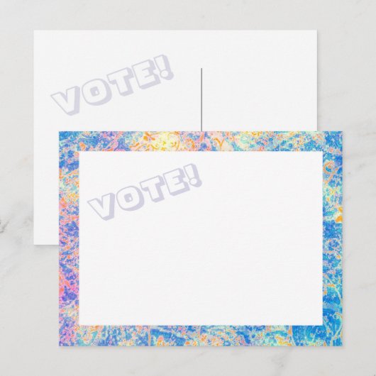 Watercoconto STEMMING Briefkaart (Voorkant / Achterkant)