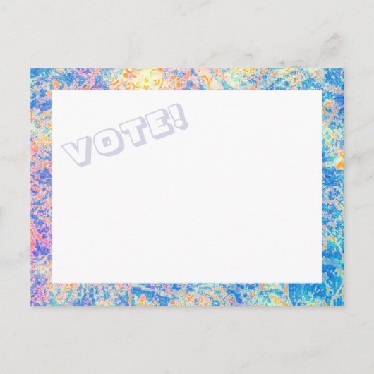 Watercoconto STEMMING Briefkaart (Voorkant)