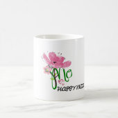 Watercocontpainting rose for MOM Koffiemok (Center)