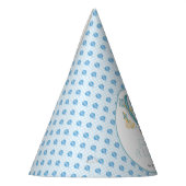 Watercolo Hot Air Balloon Kind 5e verjaardag Feesthoedjes (Links)