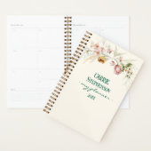 Watercolor 1600s Art Floral Spiral Planner (Display)