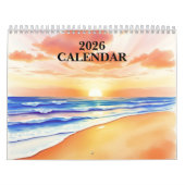 Watercolor 2025 Wall Calendar Kalender (Hoes)