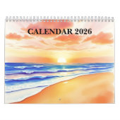 Watercolor 2025 Wall Calendar  Kalender (Hoes)