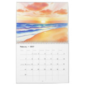 Watercolor 2025 wandkalender  kalender (Feb 2027)