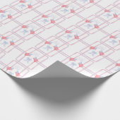 Watercolor 4 juli vuurwerk cadeaupapier (Hoek)