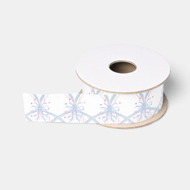 Watercolor 4 juli vuurwerk grosgrain lint