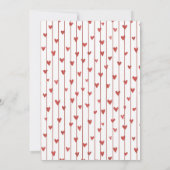 Watercolor a little sweet heart is on the way Baby Kaart (Achterkant)