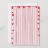 Watercolor a little sweet heart is on the way Baby Kaart (Achterkant)