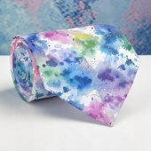 Watercolor Aangepaste stropdas