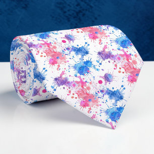 Watercolor Aangepaste stropdas