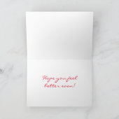 Watercolor Aardbei Beterschap Kaart (Binnen)