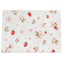 Watercolor Aardbeien Cadeautas