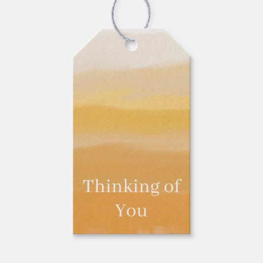 Watercolor Abstract Cadeaulabel (Voorkant)