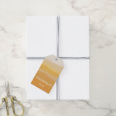 Watercolor Abstract Cadeaulabel (Met Touw)