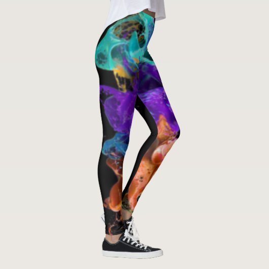 Watercolor abstract motief leggings (Rechts)