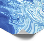 Watercolor abstract pattern poster (Hoek)