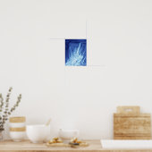 Watercolor abstract pattern poster (Keuken)