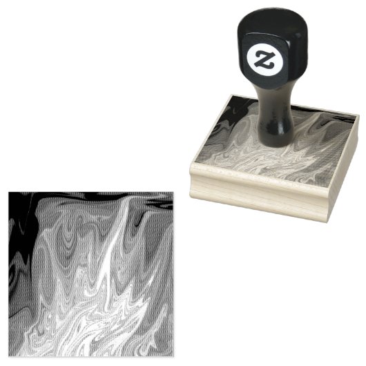 Watercolor abstract pattern rubberstempel (Gestempeld)