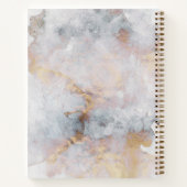 Watercolor Abstracte Spiraal Notebook Notitieboek (Achterkant)
