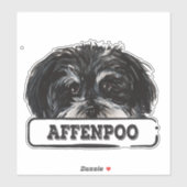 Watercolor Affenpoo Sticker (Vel)