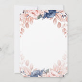 Watercolor afstudeermuts, bloemen afstuderen   kaart (Achterkant)