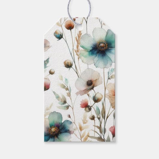 Watercolor Alcohol Ink -> Aquarel Alcoholinkt Cadeaulabel (Voorkant)