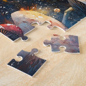 Watercolor Alice in Wonderland Legpuzzel (Zijkant)