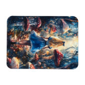 Watercolor Alice in Wonderland Magneet (Horizontaal)