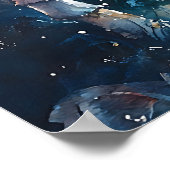 Watercolor Alice in Wonderland Poster (Hoek)