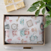 Watercolor Alice Patroon Tissuepapier (Geschenk)