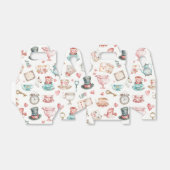 Watercolor Alice Pattern  Bedankdoosjes (Uitgevouwen)