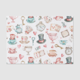 Watercolor Alice Pattern  Tissuepapier
