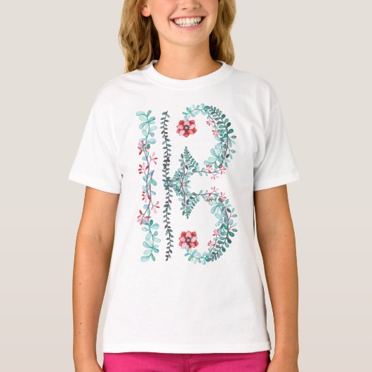 Watercolor Altosleutel T-shirt (Voorkant)