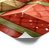 Watercolor American Bulldog Christmas Holiday Perfect Poster (Hoek)