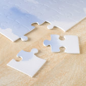 Watercolor American Foxhound Snowy Lamppost Legpuzzel (Zijkant)